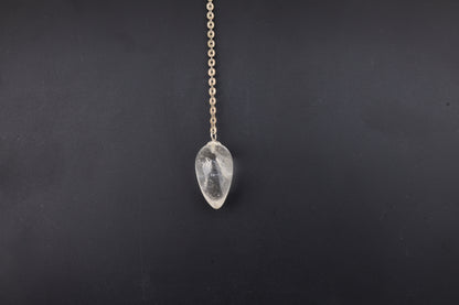 Clear Quartz Teardrop Pendulums