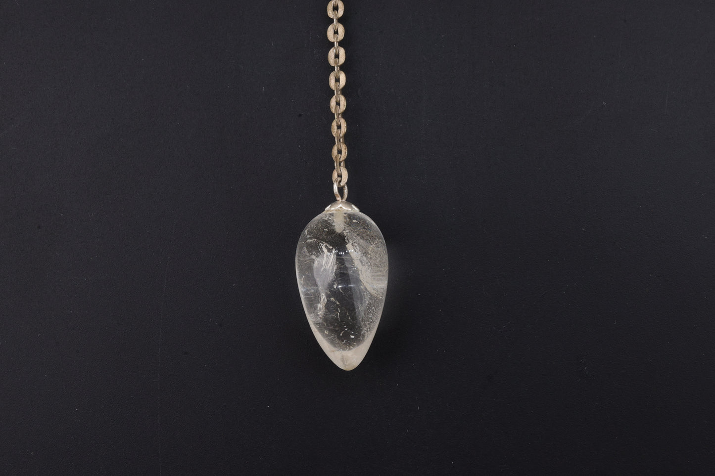 Clear Quartz Teardrop Pendulums