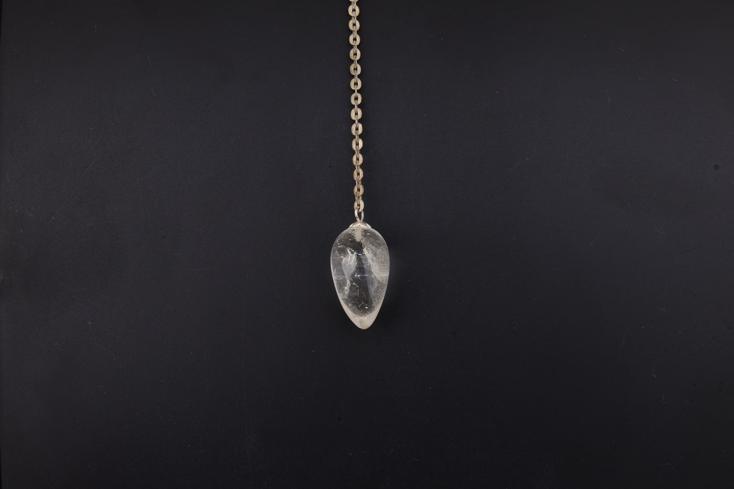 Clear Quartz Teardrop Pendulums