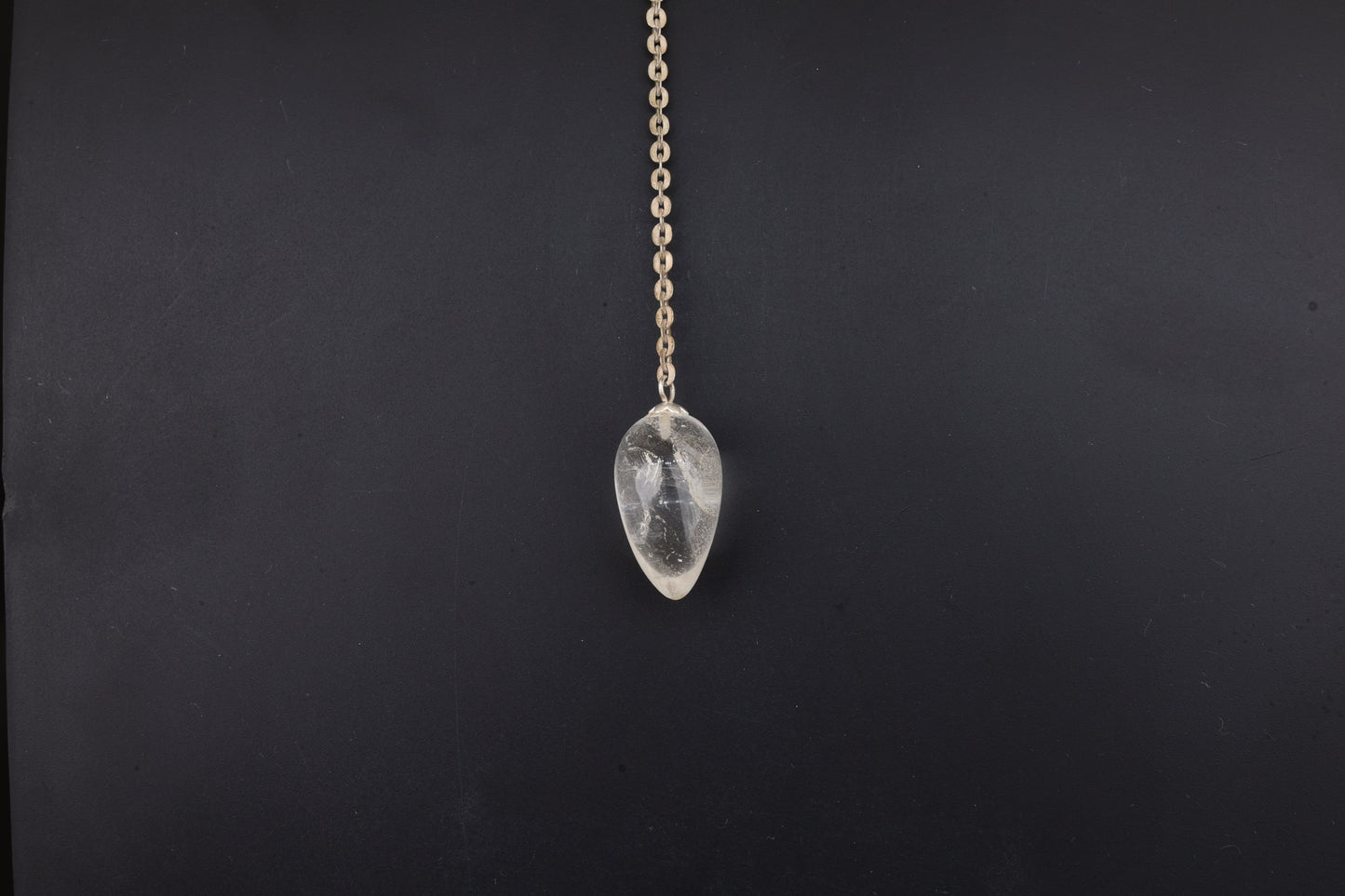 Clear Quartz Teardrop Pendulums