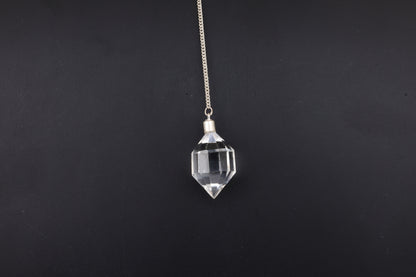 Clear Quartz Double Terminated Pendants