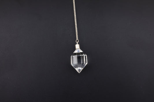 Clear Quartz Double Terminated Pendants