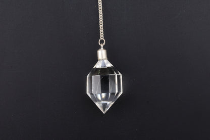 Clear Quartz Double Terminated Pendants