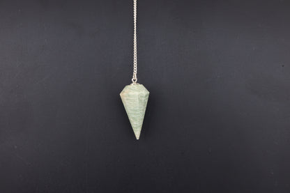 Aquamarine Faceted Pendants
