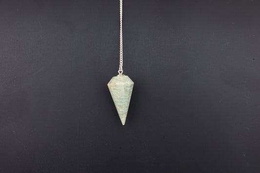 Aquamarine Faceted Pendants