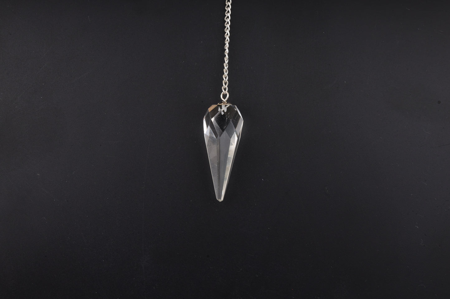 Clear Quartz Faceted Pendants