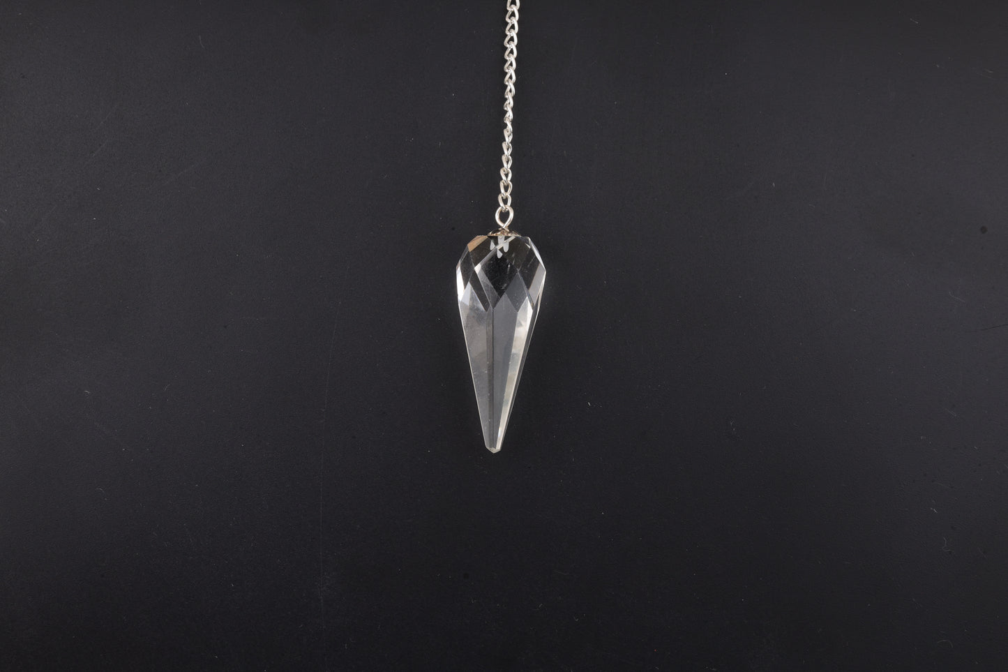 Clear Quartz Faceted Pendants