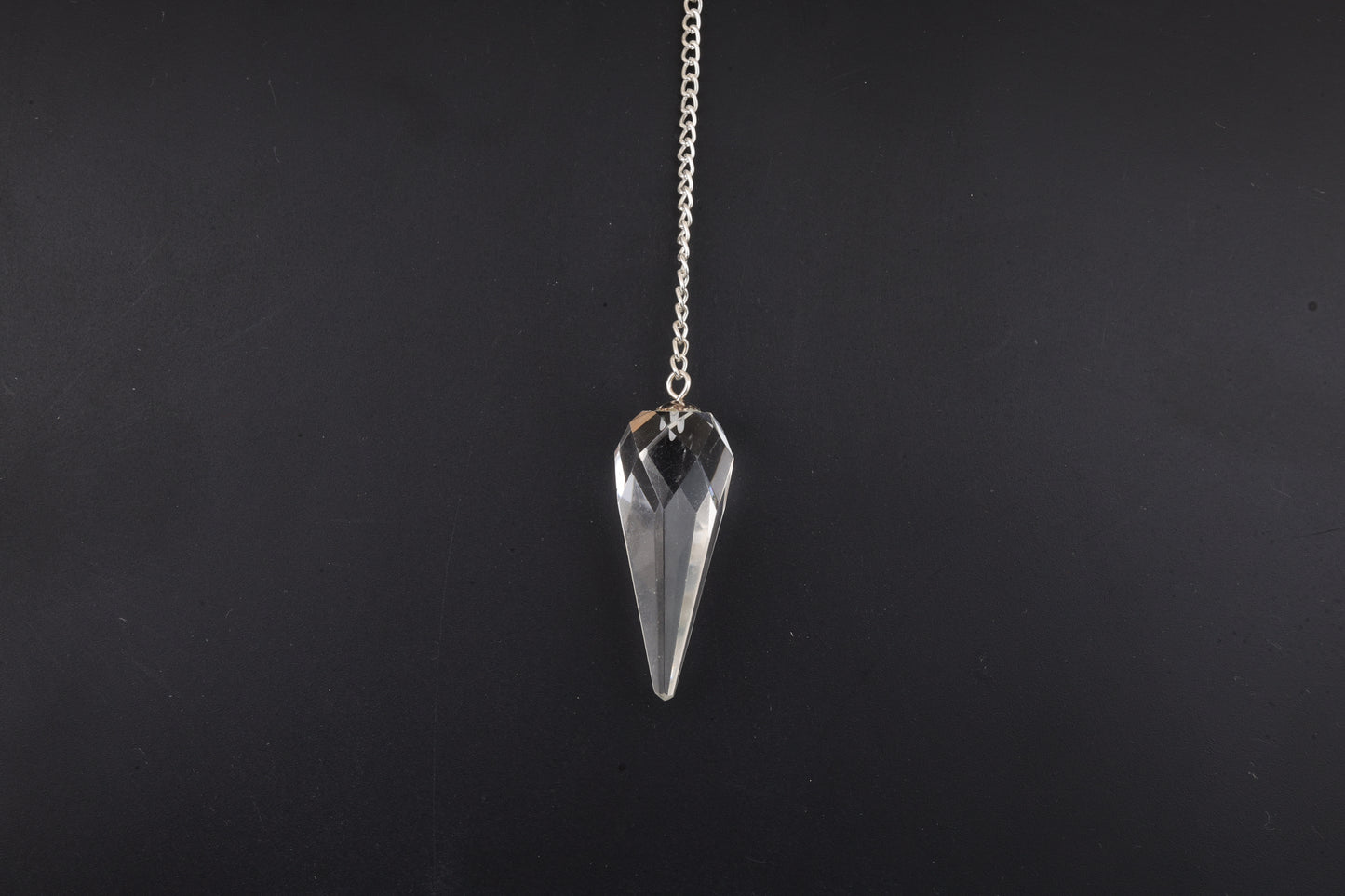 Clear Quartz Faceted Pendants