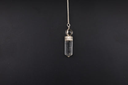 Clear Quartz Pendulums with Sphere
