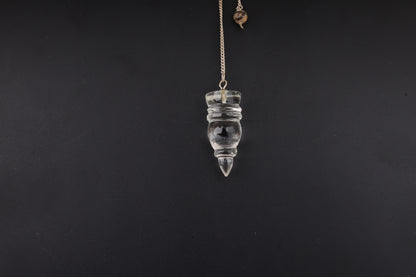 Clear Quartz Temple Pendulums 2