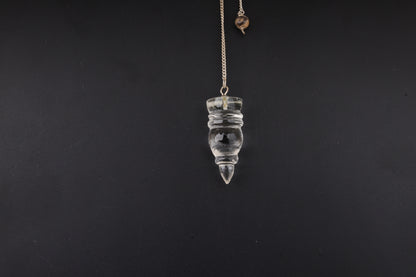 Clear Quartz Temple Pendulums 2