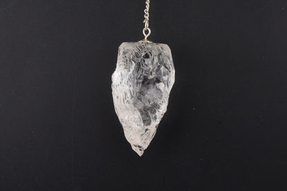 Clear Quartz Rough Pendulums