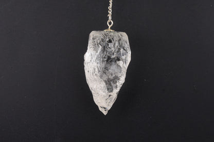 Clear Quartz Rough Pendulums