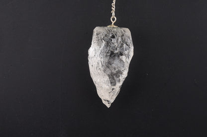 Clear Quartz Rough Pendulums