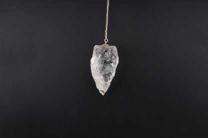 Clear Quartz Rough Pendulums