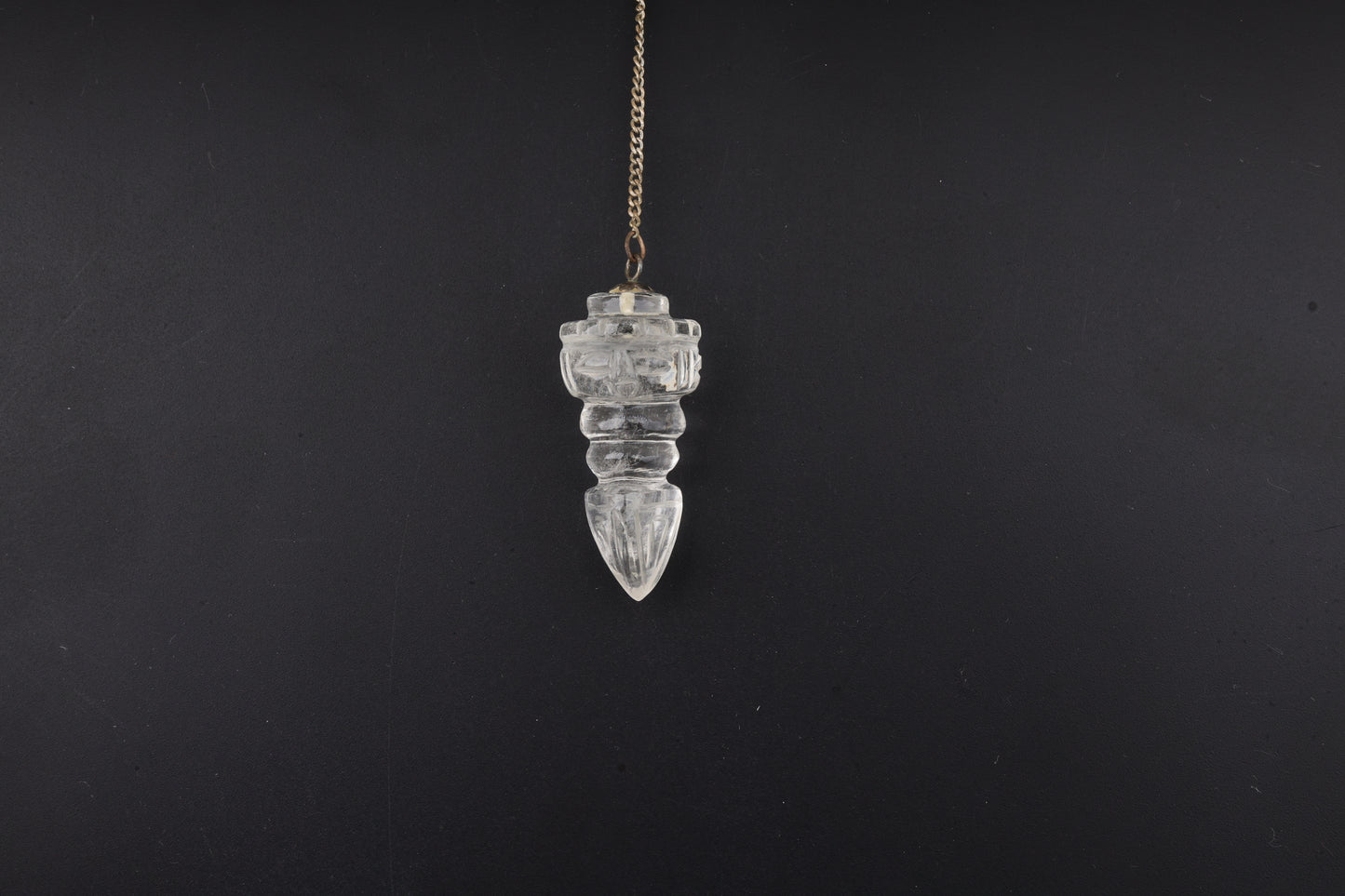 Clear Quartz Tibet Dorje Pendulums 1