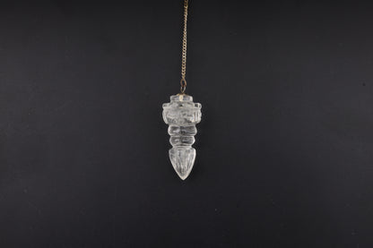 Clear Quartz Tibet Dorje Pendulums 1
