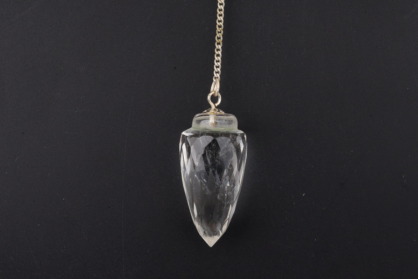Clear Quartz Faceted Arrow Shape Pendants