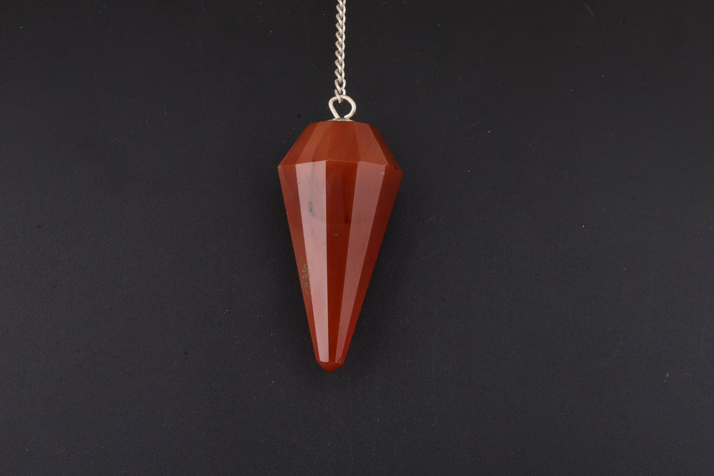 Carnelian Faceted Pendants