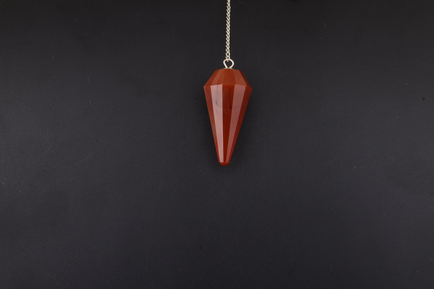 Carnelian Faceted Pendants