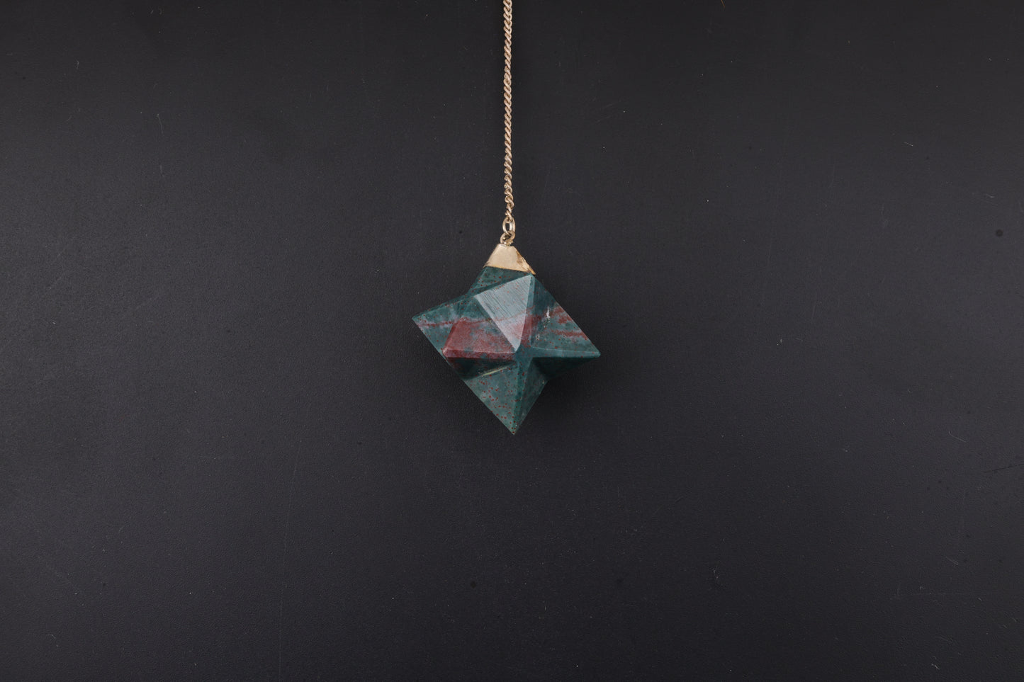 Bloodstone Merkaba Pendants
