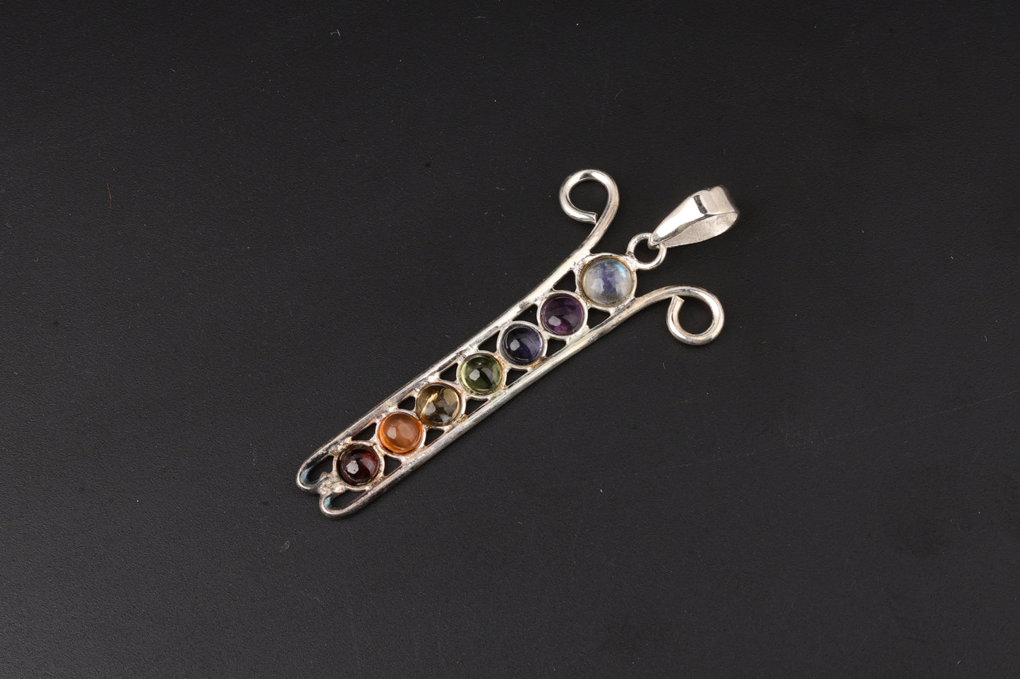 7 Chakra Gemstone Pendants 4
