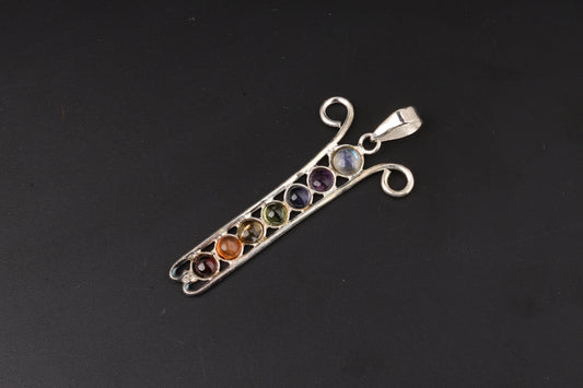 7 Chakra Gemstone Pendants 4