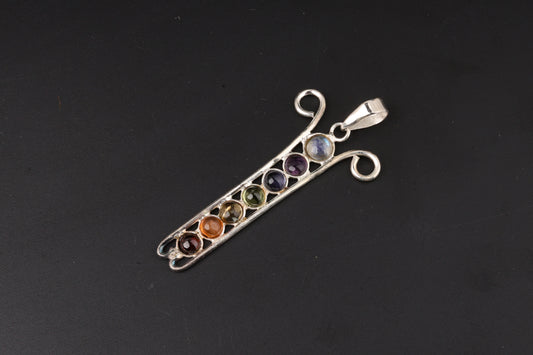 7 Chakra Gemstone Pendants 4