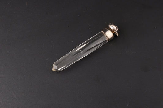 Clear Quartz Faceted Point Pendants