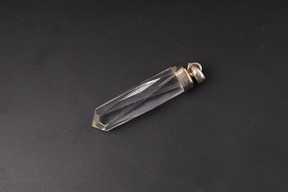 Clear Quartz Faceted Point Pendants
