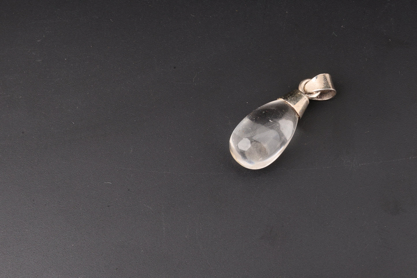 Clear Quartz Teardrop Pendulums