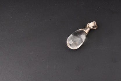 Clear Quartz Teardrop Pendulums
