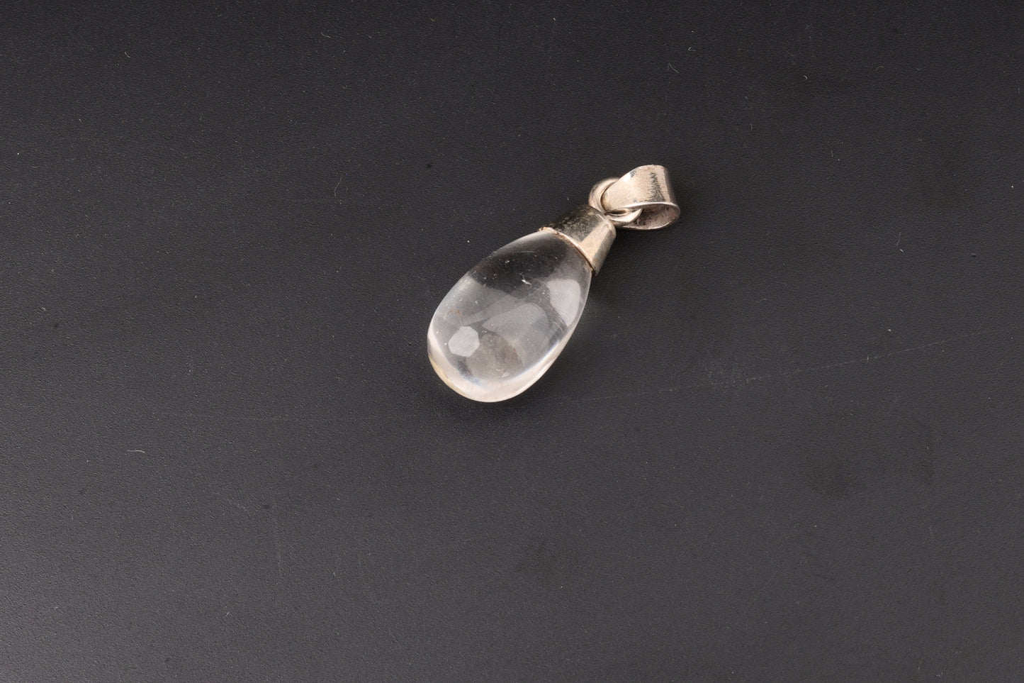 Clear Quartz Teardrop Pendulums