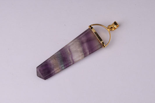 Fluorite Pencil Pendants