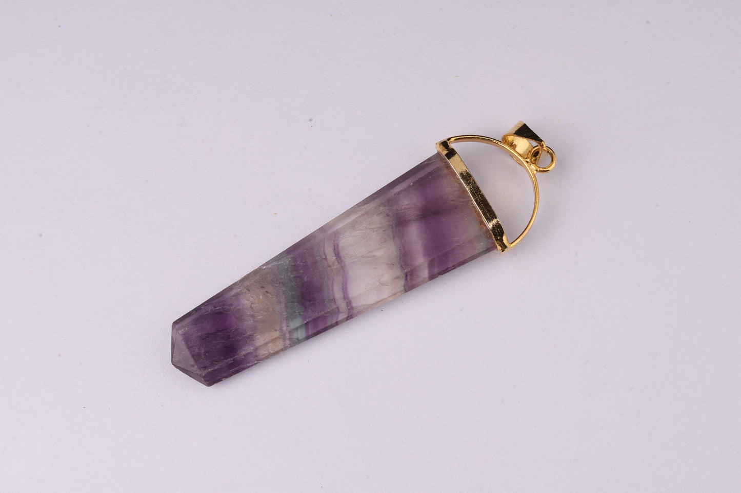Fluorite Pencil Pendants