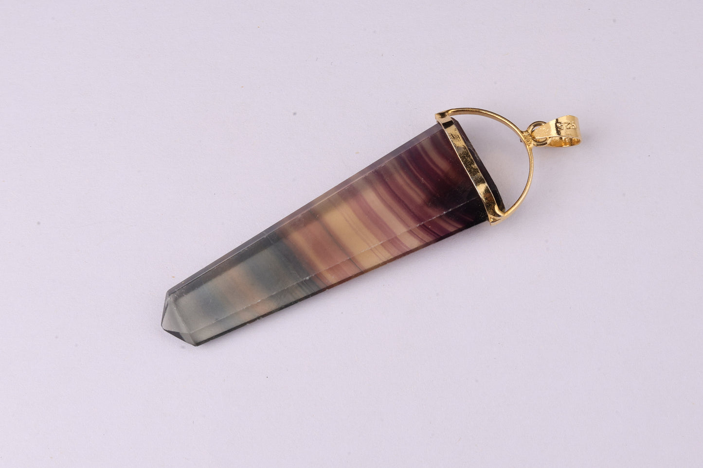 Fluorite Pencil Pendants
