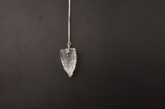 Clear Quartz Sree Yantra Pendulums
