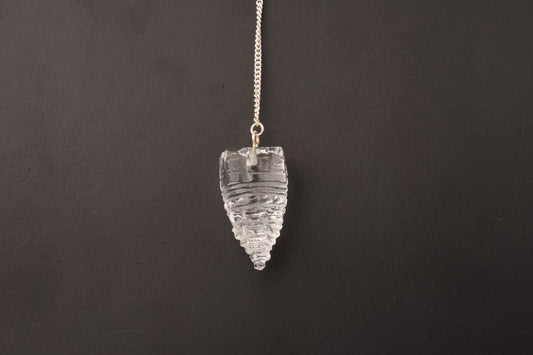 Clear Quartz Sree Yantra Pendulums
