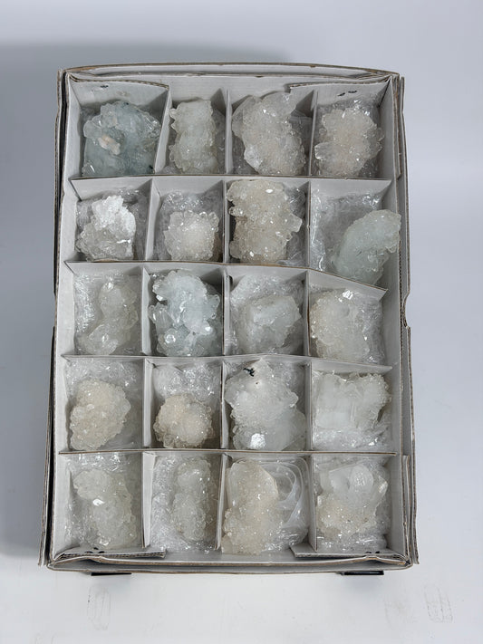 Glassy Mirror Apophyllite Lot - #236