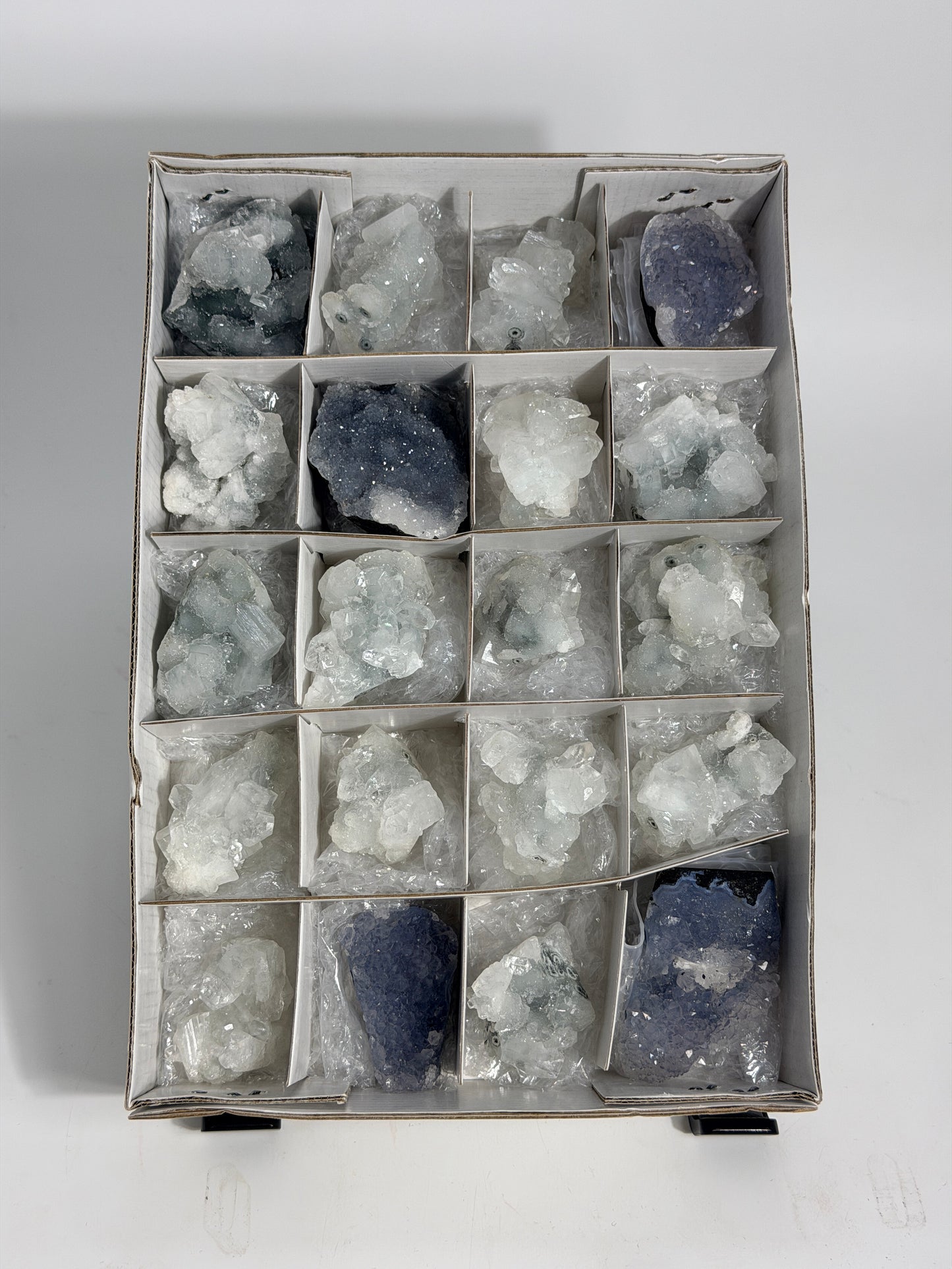 Apophyllite and Chalcedony Lot - #237