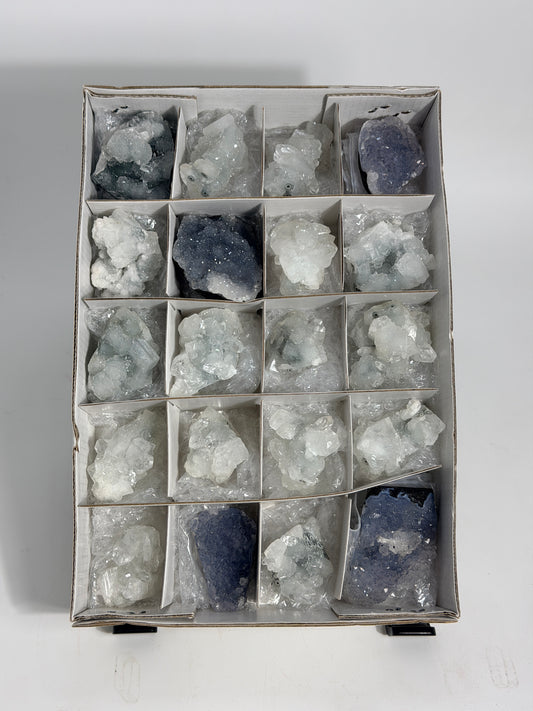 Apophyllite and Chalcedony Lot - #2