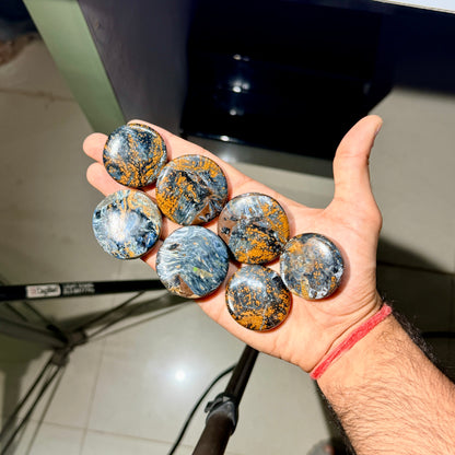 Pietersite Round Flatstone