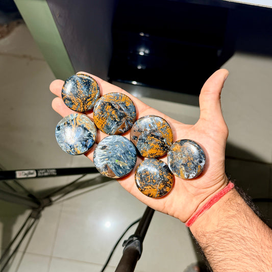 Pietersite Round Flatstone