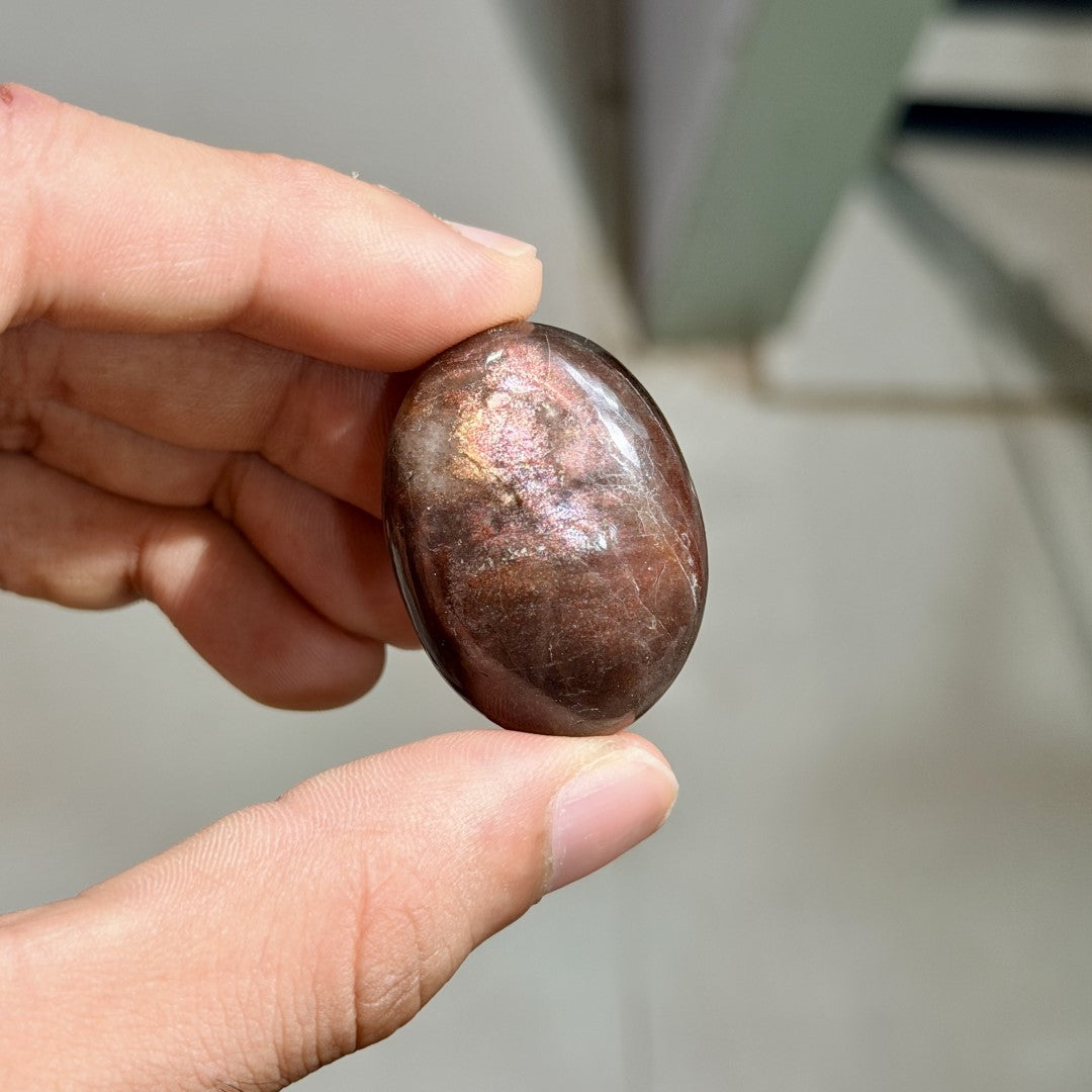 Arusha Sunstone with Iolite Palmstones (1KG)