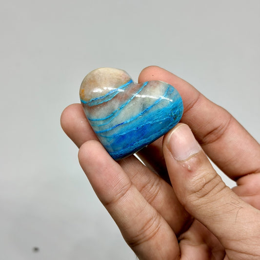Azurite Shattuckite Heart (1KG)