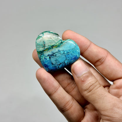Azurite Shattuckite Heart (1KG)