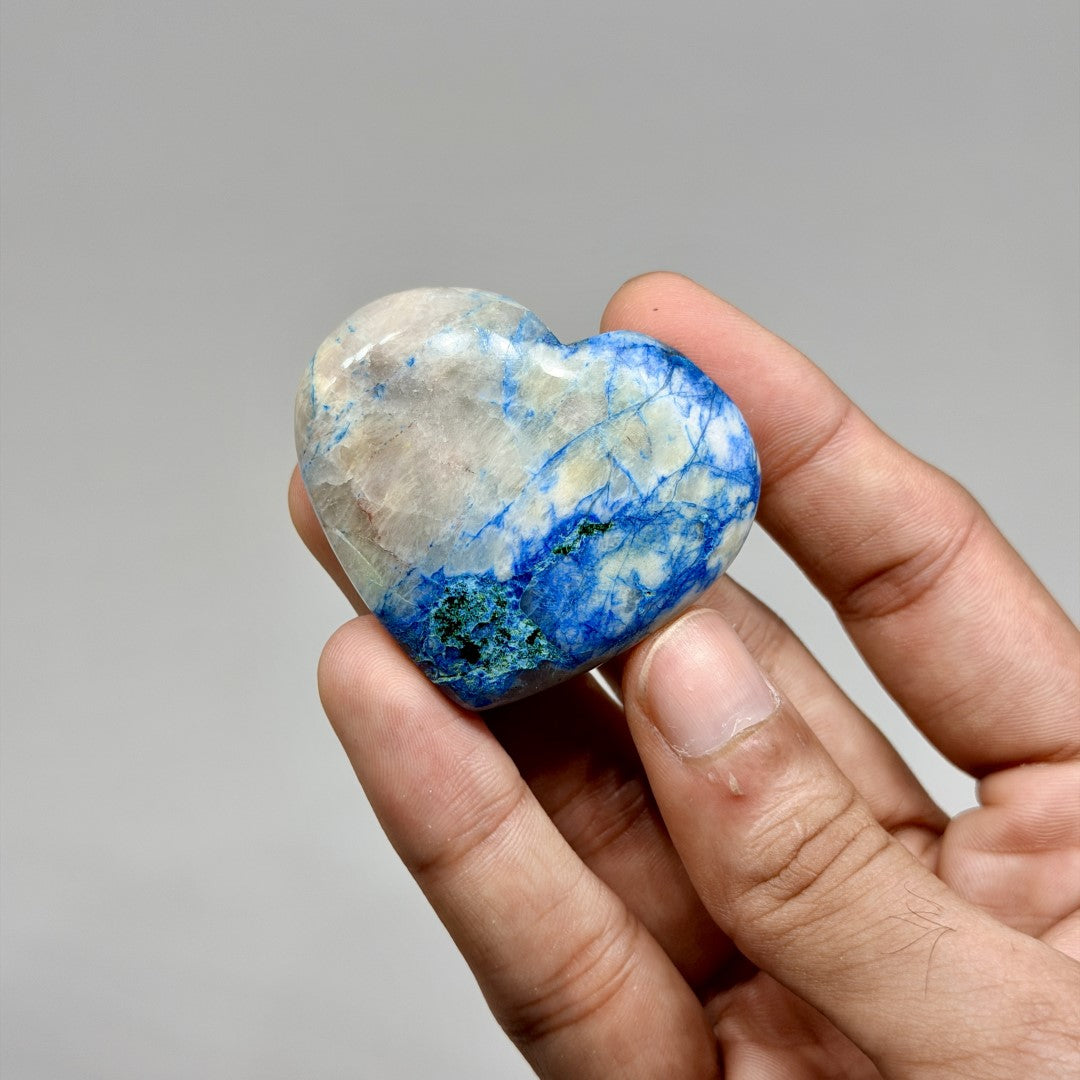 Azurite Shattuckite Heart (1KG)
