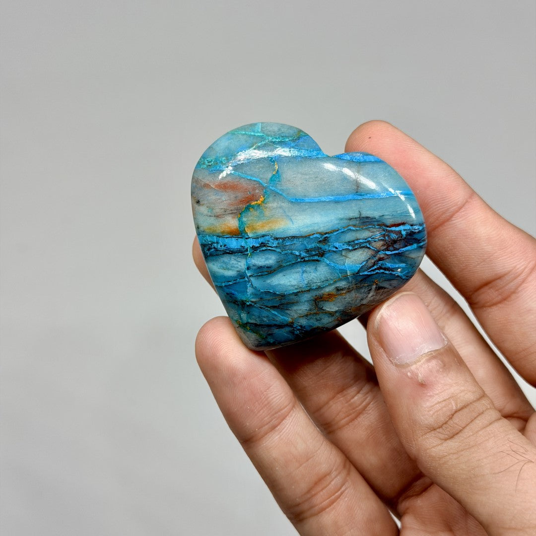 Azurite Shattuckite Heart (1KG)