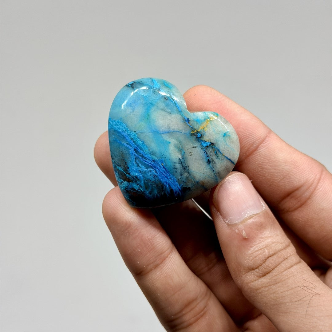 Azurite Shattuckite Heart (1KG)