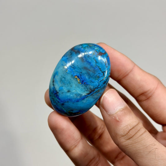 Azurite Shattuckite Palmstones (1KG)